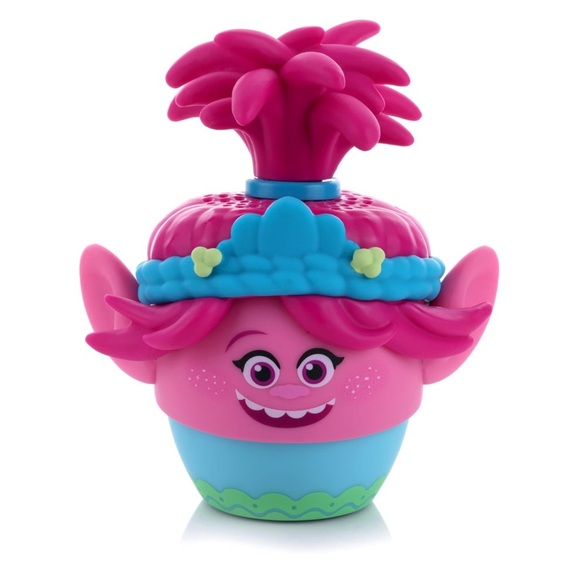 NWT Trolls Poppy Bitty Boomers Bluetooth Speaker with Pink and Blue Accents - Picture 2 of 5